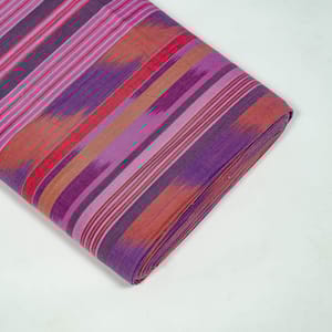 Multi Color Cotton Ikat Fabric