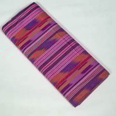 Multi Colour Cotton Ikat Fabric
