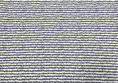 Printed Cotton Slub White Blue Abstract