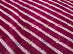 Chiffon Dark Purple Stripes