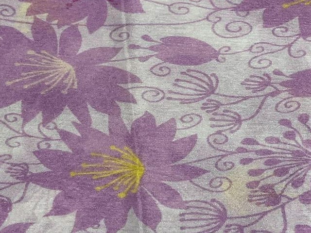 Chiffon Lilac Floral