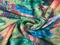 Printed Chiffon MultiColour Floral