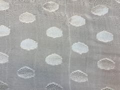 Dyeable Burberry Net Zari White Floral Motifs