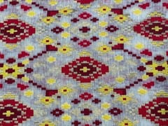 Dyeable Pure Chanderi Self Zari Red Yellow Floral