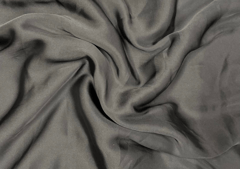 Grey N711 Armani Satin Fabric