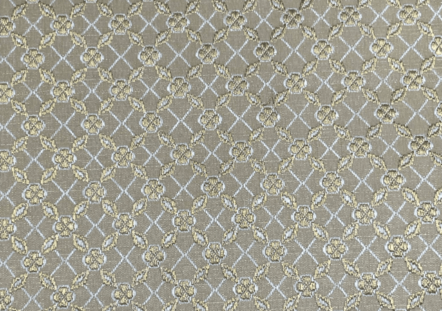Pure Brocade Golden Checks