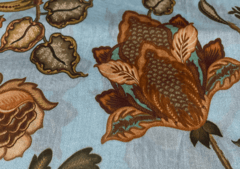 Sky Blue Pure Chanderi Silk Print 44
