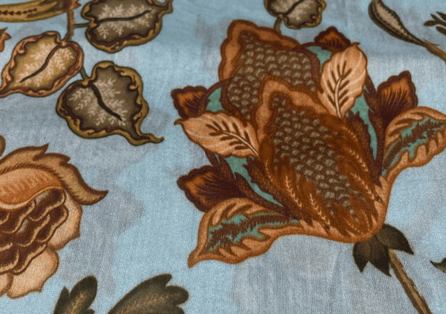 Sky Blue Pure Chanderi Silk Print 44