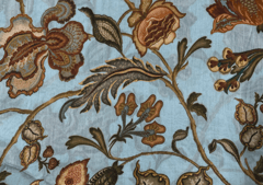 Sky Blue Pure Chanderi Silk Print 44