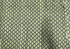 Printed Cotton Cambric Green Yellow Flowers