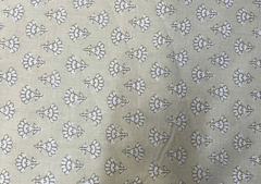 Printed Cotton Cambric Light Faun Abstract