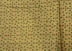 Printed Cotton Cambric Yellow Green Flowers