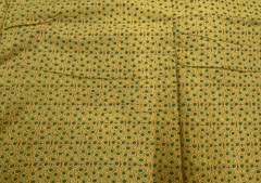Printed Cotton Cambric Yellow Green Flowers