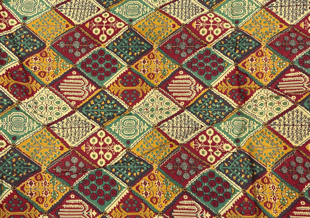 Printed Cotton Cambric MultiColour Geometric