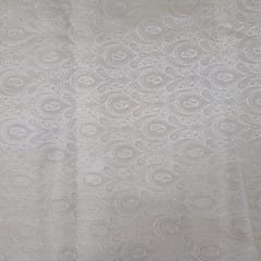 Light Golden Colour Semi Brocade Fabric