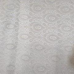 Light Golden Colour Semi Brocade Fabric
