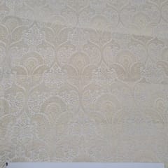Cream Colour Semi Brocade Fabric