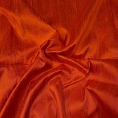 Coral Colour 70Gm Raw Silk Fabric