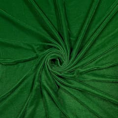 Parrot Green Colour Velvet Fabric