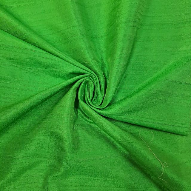 Light Green Colour 70 Gm Raw Silk Fabric