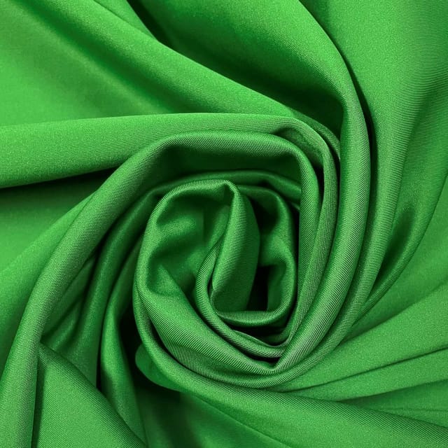 Parrot Green Colour Zara Lycra Fabric (N11)