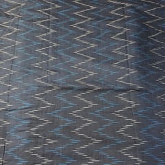 Blue Colour Cotton Ikat Fabric