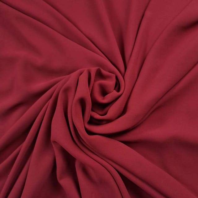 Maroon Colour Heavy Georgette Fabric (N27)