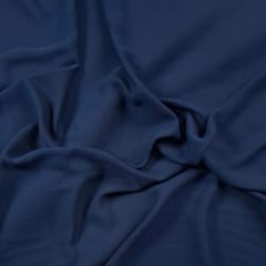 Navy Blue Colour Heavy Georgette Fabric (N266)