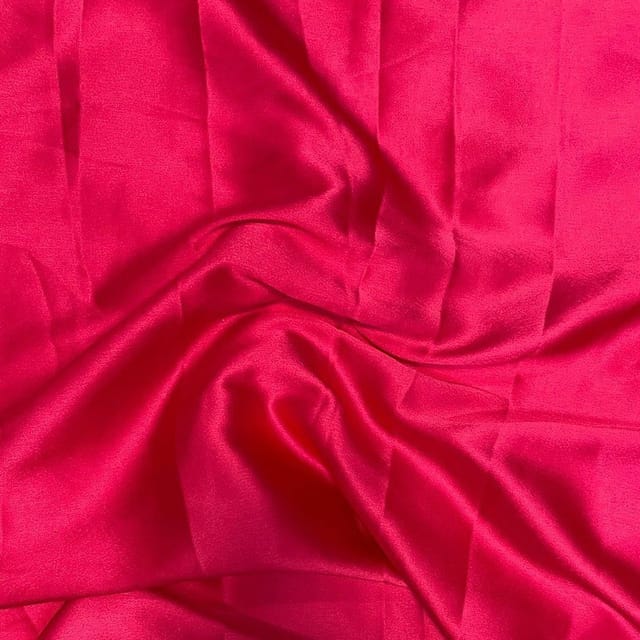Majenta Colour Poly Satin Fabric (N22)