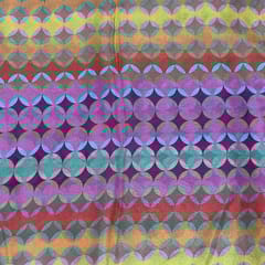 Multi Colour Chinon Chiffon Printed Fabric
