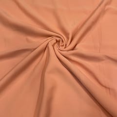 Coral Orange Colour Heavy Georgette Fabric (N291)