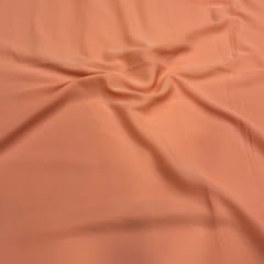 Coral Orange Colour Heavy Georgette Fabric (N291)