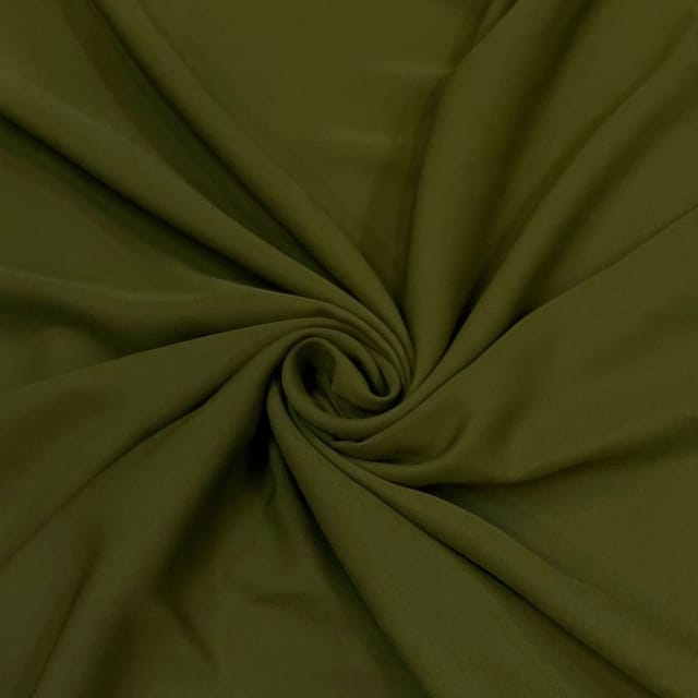Mehendi Green Colour Heavy Georgette Fabric (N168)