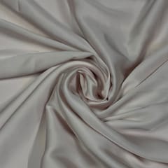 Off White Colour Armani Satin Fabric (N79LL)