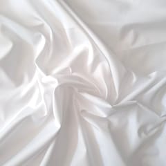 White Colour Cotton Linen Fabric
