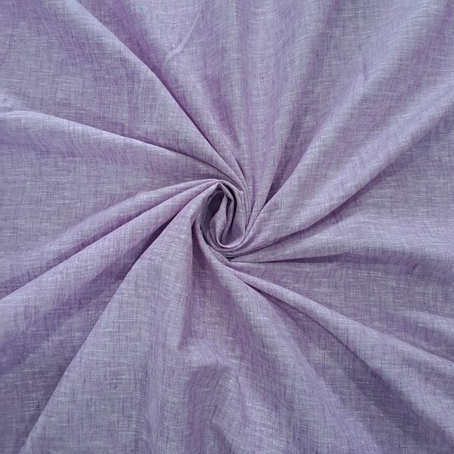 Lilac Colour Cotton Linen Fabric