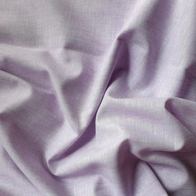 Lavender Colour Cotton Linen Fabric