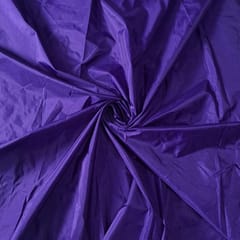 Purple Colour Poly Silk Fabric