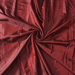 Maroon Colour Poly Silk Fabric (N27)