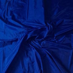 Blue Colour Poly Silk Fabric