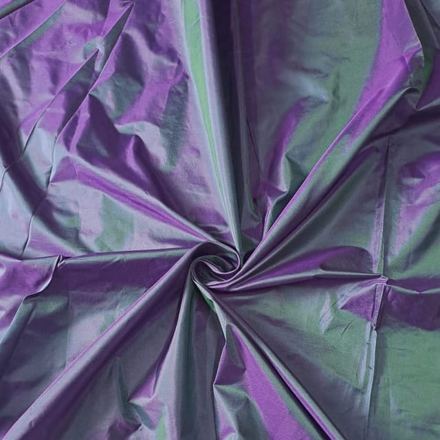 Purple Colour Two Tone Poly Silk Fabric