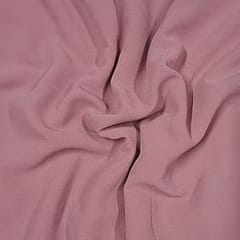 Rose Pink Colour Pearl Georgette Fabric (N191)