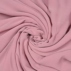 Rose Pink Colour Pearl Georgette Fabric (N191)