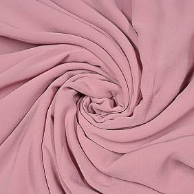 Rose Pink Colour Pearl Georgette Fabric (N191)
