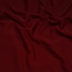Maroon Colour Cross Georgette Fabric (N27D)