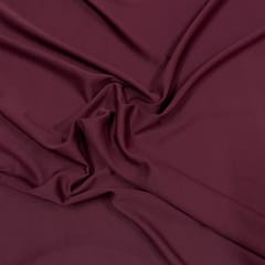 Wine Colour Banana Crepe Fabric