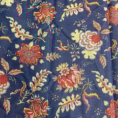 Multi Colour Organza Printed Fabric