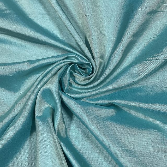 Light Blue Colour Pure Satin Silk Fabric