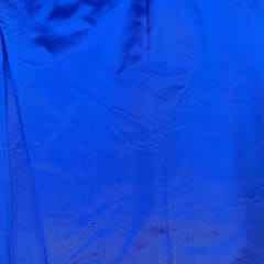 Royal Blue Colour Pure Satin Silk Fabric