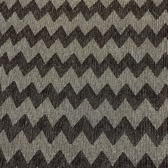 Brown Colour Pleated Fabric